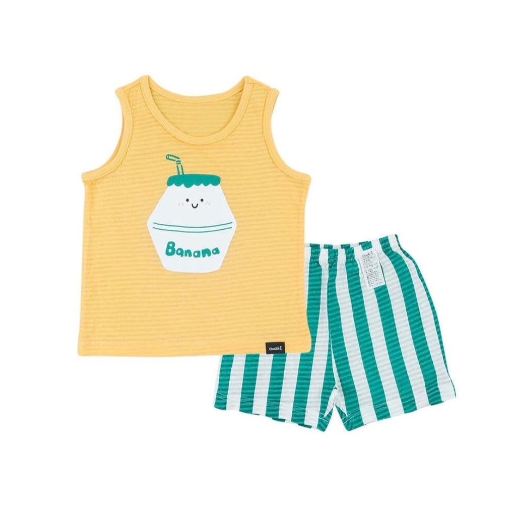 BỘ BA LỖ CAO CẤP BÉ TRAI NỘI ĐỊA HÀN, CHẤT COTTON GIẤY ORGANIC, MẪU YAKULK