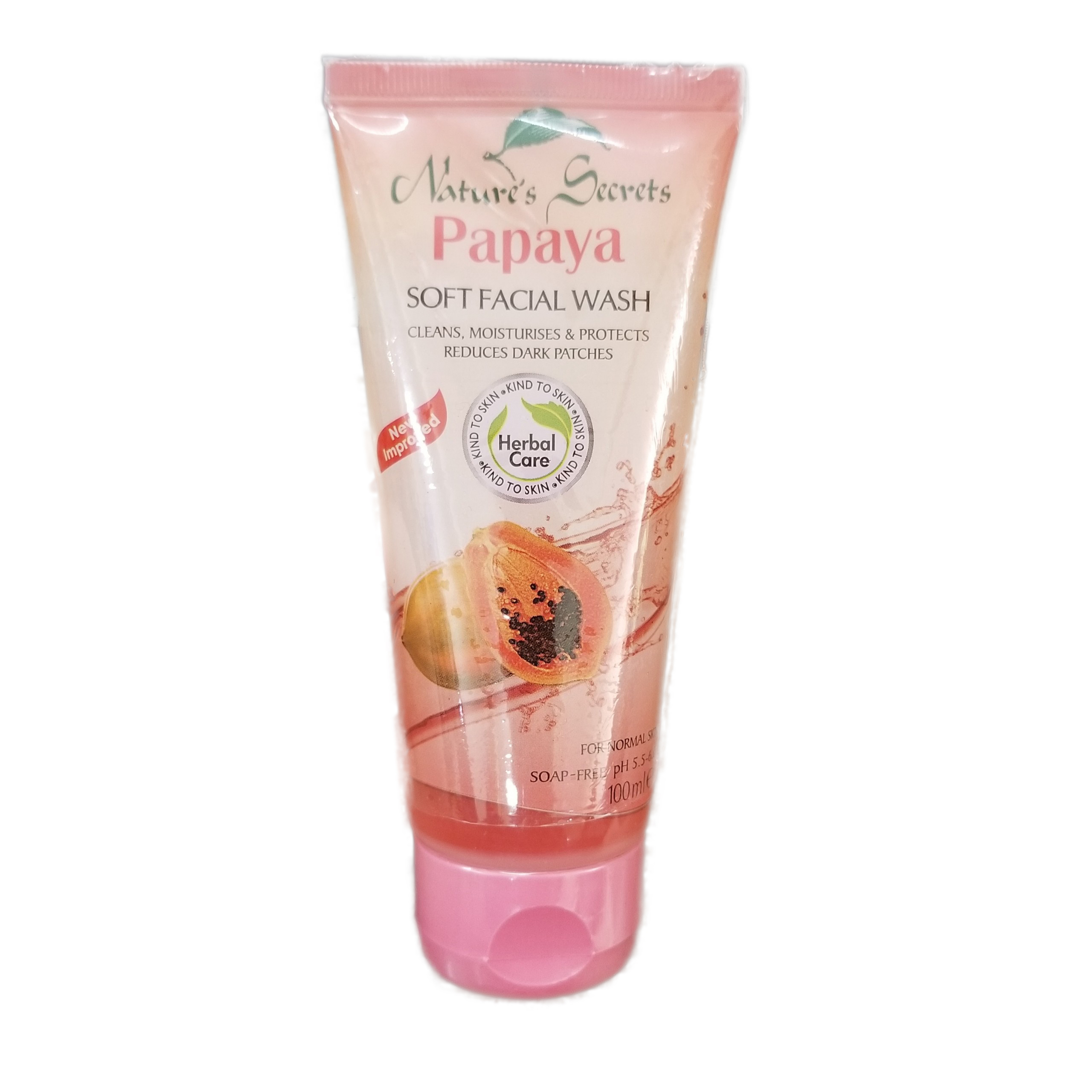 Sữa rửa mặt dưỡng ẩm trắng da Papaya Facial Wash 100ml tuýp