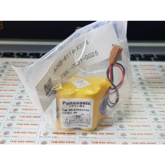 Pin Panasonic BR-2/3AGCT4A 6V battery cho máy CNC Fanuc hàng chính hãng