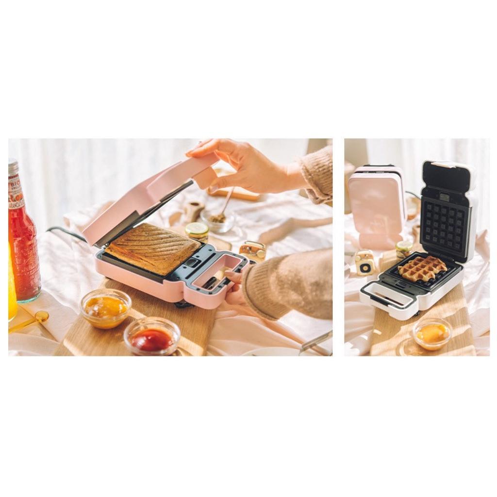 Máy Nướng Bánh Mì Waffle Luka, Máy Nướng Bánh Sandwich, Máy Làm Bánh Ngọt, Khuôn Chống Dính, Nhập Hàn