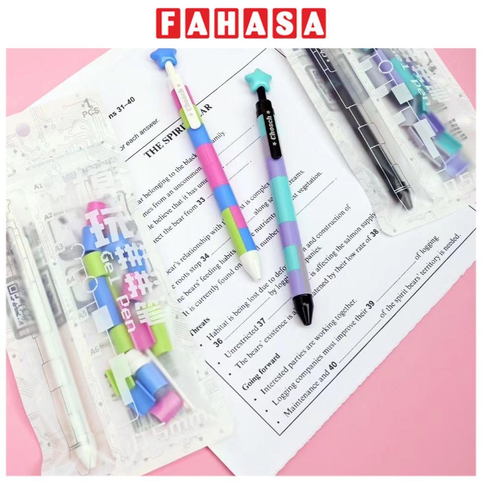 Bộ Bút Gel Lắp Ráp DIY - Chosch G392 - Mực Xanh - Mẫu 2