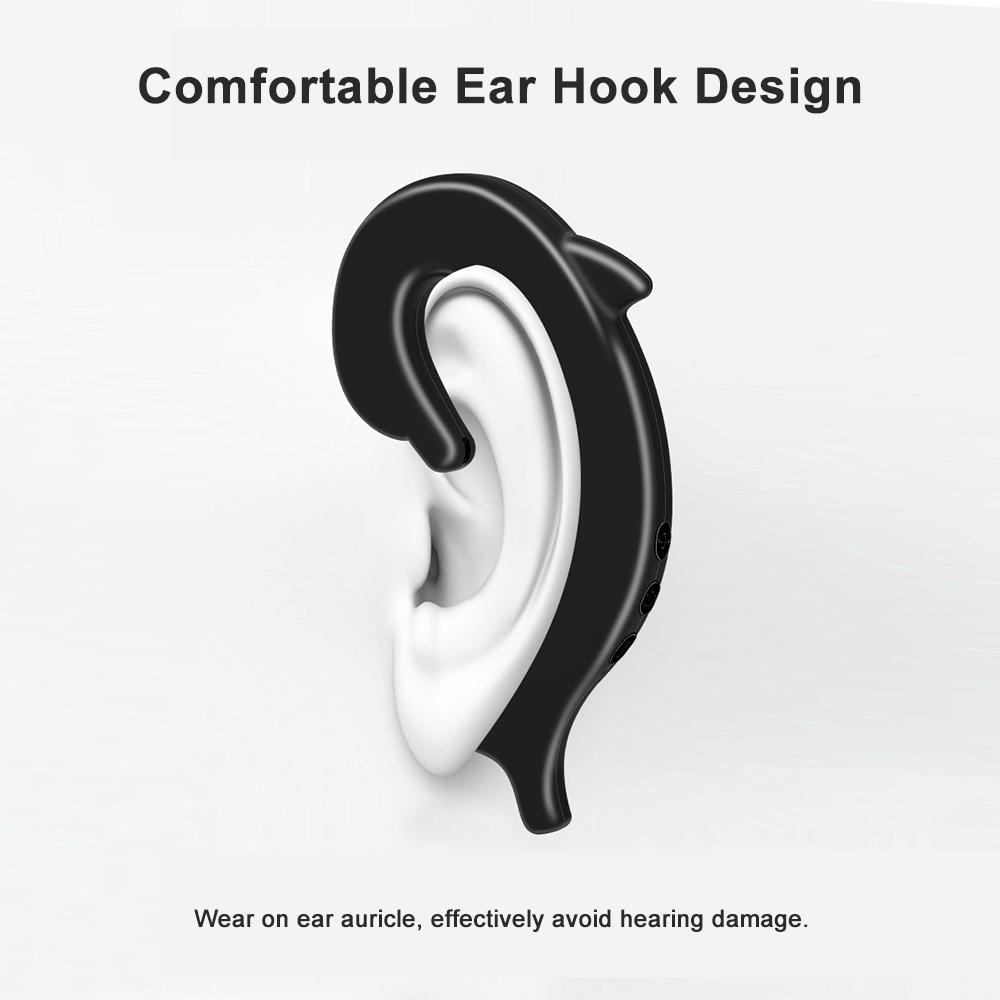 Tai Nghe Một Tai Bluetooth 4.2 Không Dây Không Đau Dành Cho Doanh Nhân Có Pin Sạc