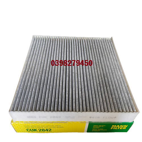 LỌC GIÓ ĐIỀU HÒA MANN FILTER CHO VW GROUP(AUDI/SEA/VM),PORSCHE CUK2842 (MÃ:7H0 819 631 A; JZW 819 653 E; 955.572.219.10)