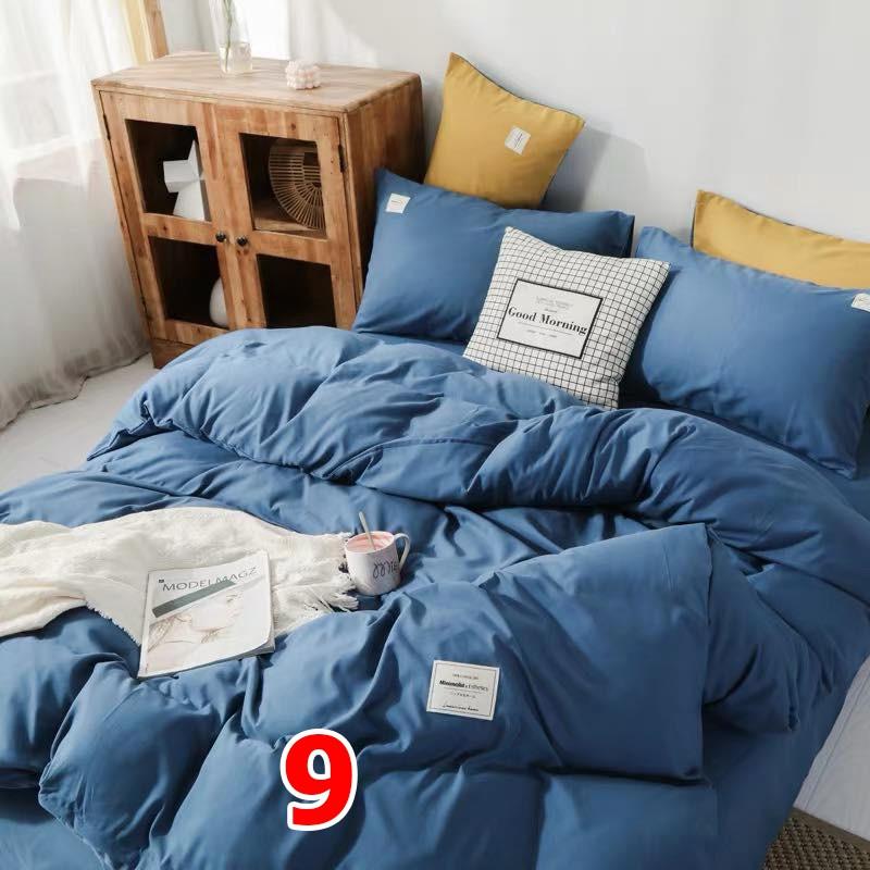 Bộ chăn ga 4 món cotton Tici cao cấp đủ size đủ màu TC03