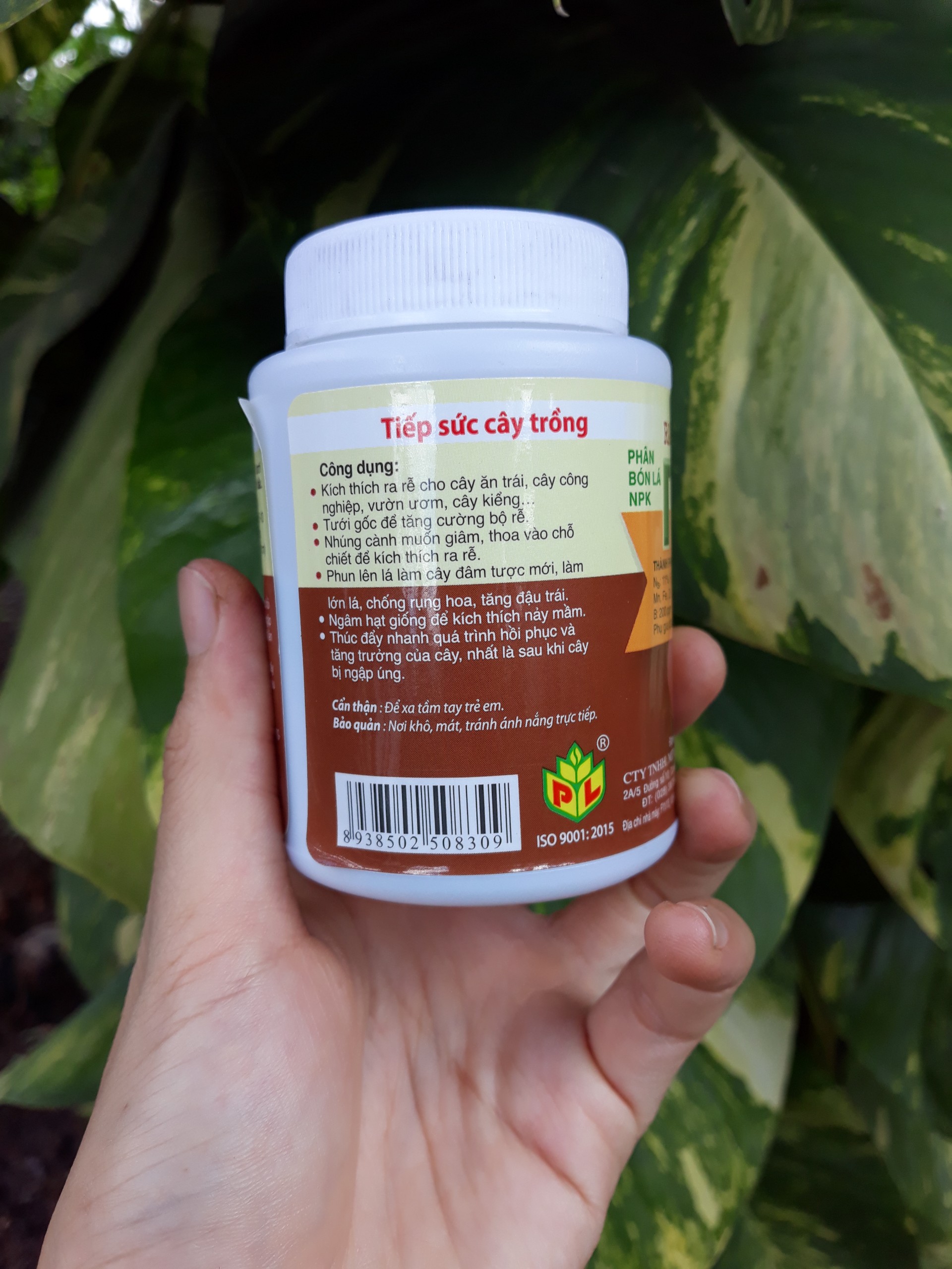 Phân bón N3M Phú Lâm hủ 100 gram kích ra rễ cực mạnh, dưỡng lá mọc chồi sử dụng cho hoa kiểng, rau màu