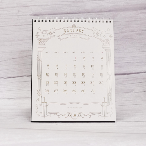 Bộ Lịch “Vùng Đất Kỳ Ảo” – Hành Trình Qua Trung Địa