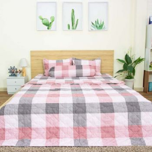 &quot;Ga giường cotton 100%, drap giường cotton dày mát đủ size nệm&quot; _Drap cotton chagota ( Mẫu Ngẫu Nhiên)