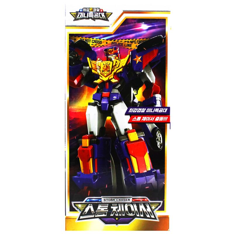 Đồ Chơi Siêu Xe Biến Hình Robot Cảnh Sát Oai Vệ Storm Chaser - Miniforce 505010