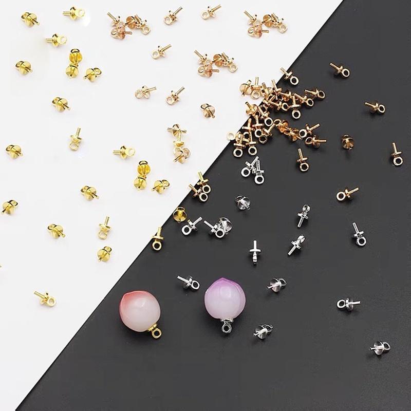 Set 10 Chốt Gắn Mặt Dây Chuyền Handmade Resin, Phụ Kiện Làm Trang Sức DIY Cổ Trang - Trường Thịnh Sài Gòn