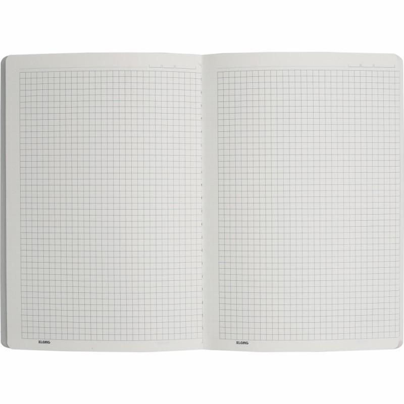 VỞ MAY DÁN GÁY KLONG CARO / DOT GRID / KẺ DÒNG SIZE B5 (80/120/200 TRANG, GIẤY 100 GSM CAO CẤP)