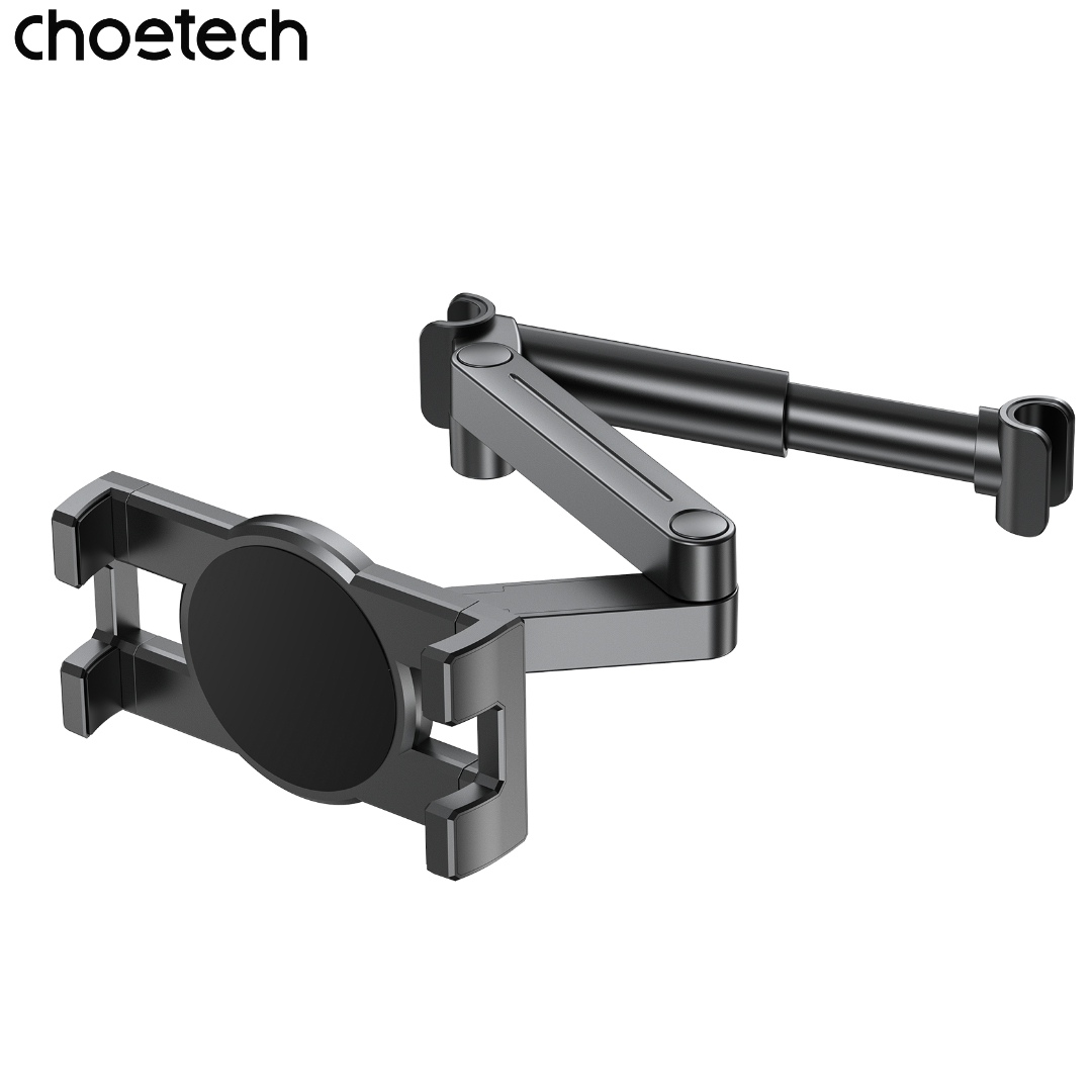 Giá đỡ điện thoại và máy tính bảng cho ghế sau ô tô Choetech H090 kéo giãn linh hoạt - Hàng chính hãng