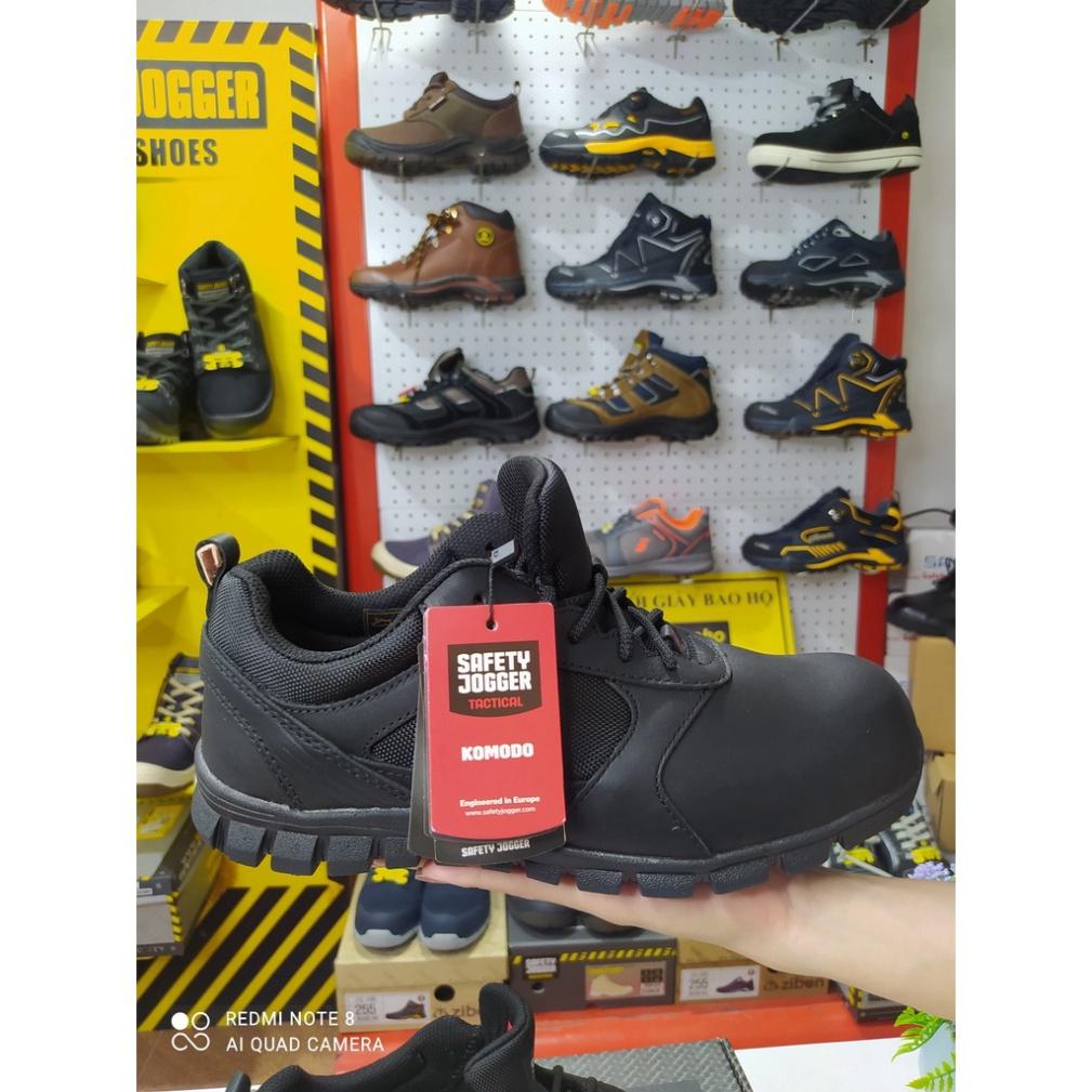 Giày Bảo Hộ Safety Jogger Komodo Siêu Nhẹ, Da Thật Chống Thấm Nước, Chống Tĩnh Điện ESD, Chống Va Đập