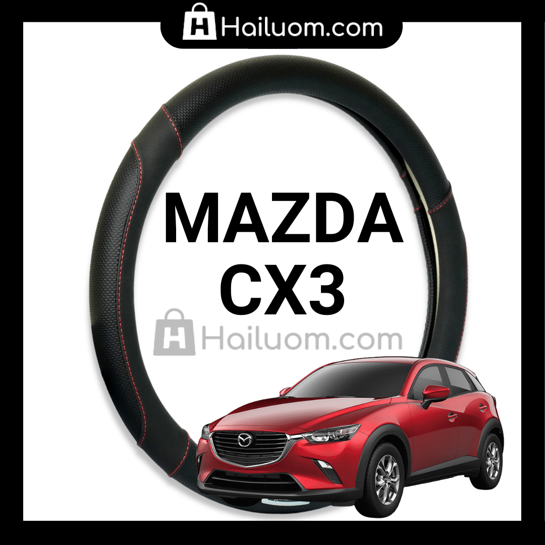 Bọc Vô Lăng ô tô MAZDA CX3 | Bọc Vô Lăng cao cấp Sparco Italy