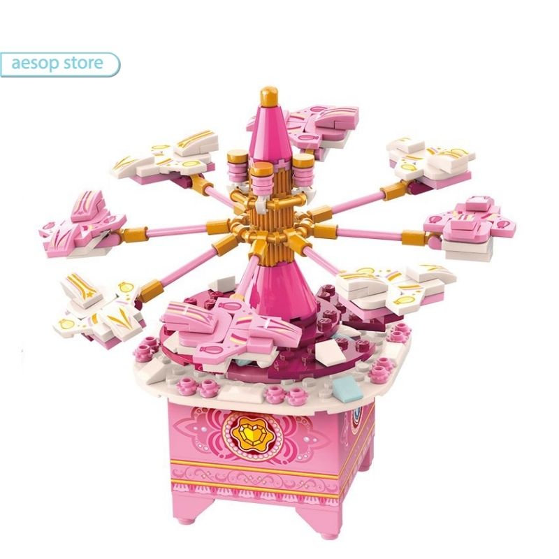 Đồ chơi lắp ráp Mô hình hộp nhạc - Fantasy Land Qman 42107