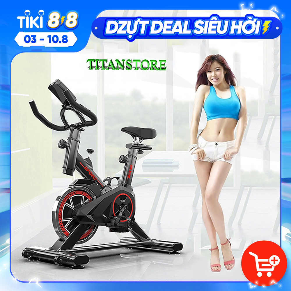 Xe Đạp Thể Dục Tại Nhà - Xe Tập Gym Tại Nhà - Kiểu dáng thể thao, Chất liệu cao cấp, Màn hình LED đa năng, Khung Thép Chắc Chắc, Không Gây Tiếng Ồn.