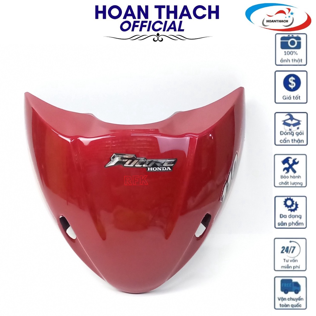 Mặt Nạ Trước Xe máy Future màu Đỏ Đô honda, HOANTHACH 64300KFL830ZE