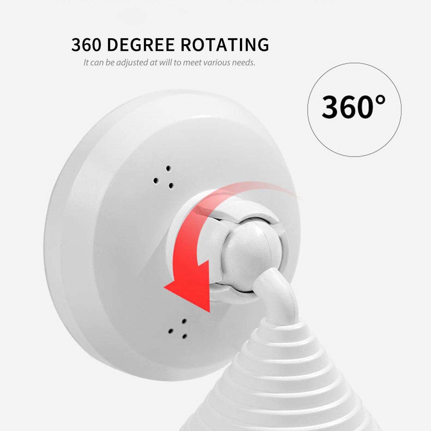 Đèn led cảm ứng với miếng dán mặt sau Xoay 360 độ tiết kiệm điện có thể sạc lại