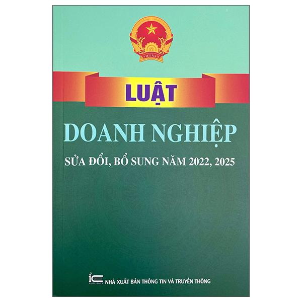 Sách - Luật Doanh Nghiệp (Sửa Đổi, Bổ Sung Năm 2022, 2025)