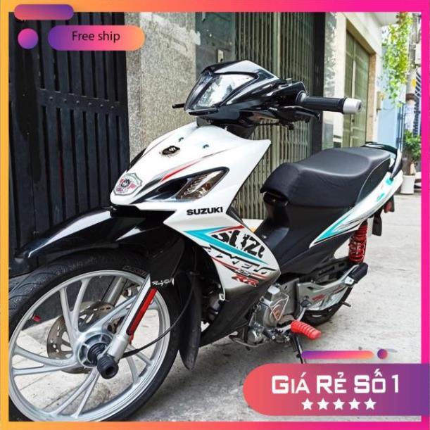 Tem rời Axelo 125 dán xe trắng 3 lớp ko bay màu bảo hành màu sắc vĩnh viễn