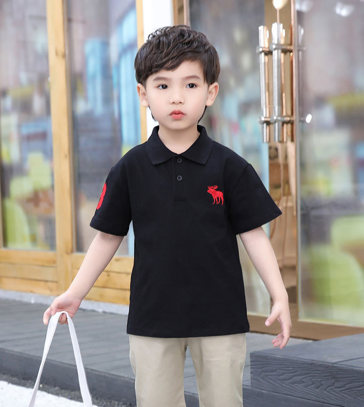 Áo polo bé trai cao cấp chất vải cá sấu cotton mềm mịn an toàn cho da bé ATP3