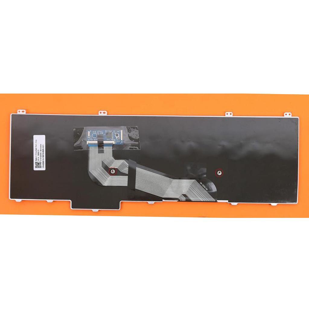 US Layout Keyboard Replacement for Dell Latitude E5540 Laptop Computer Black