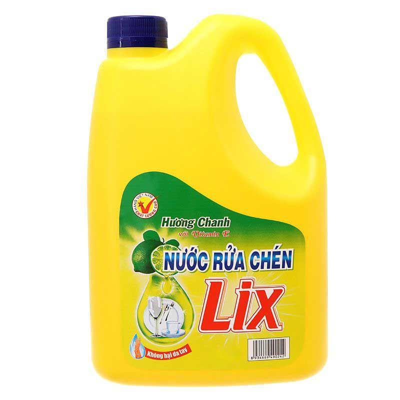 Nước Rửa Chén Lix Hương Chanh Bình 1.4KG – 8934669493243
