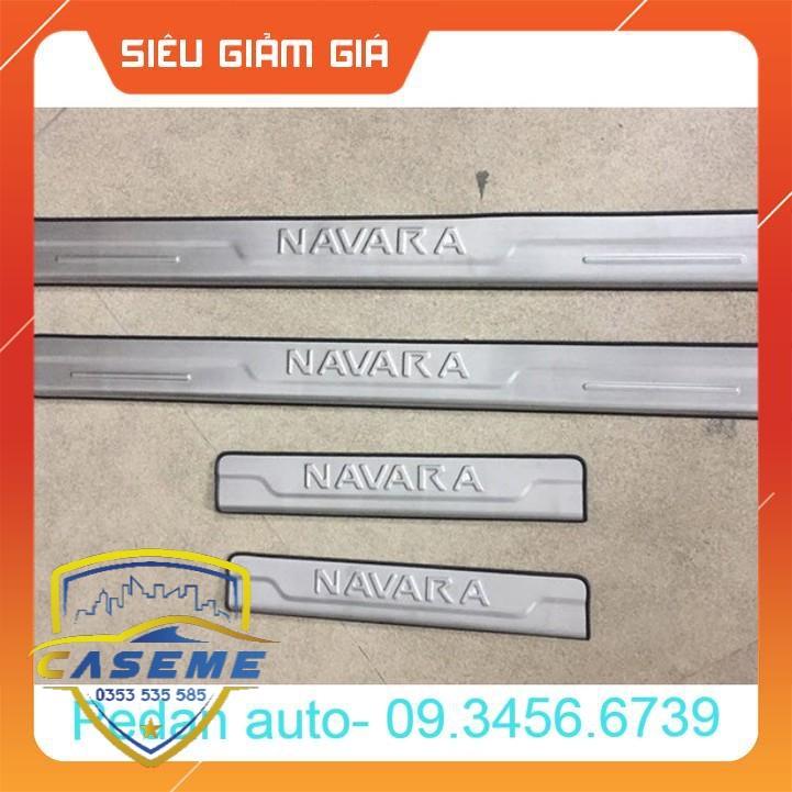 Combo 8 miếng ốp bậc cửa Navara mẫu inox