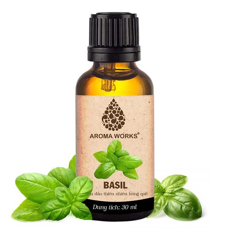 Tinh Dầu Húng Quế Aroma Works Essential Oils Basil