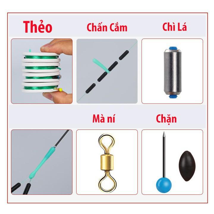 Dây trục câu đài buộc sẵn đầy đủ các kích thước, cước câu