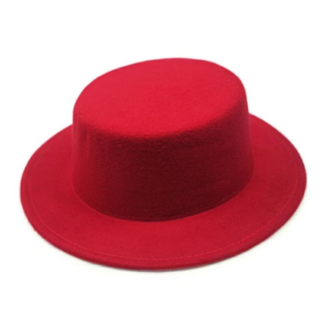 Nón mũ nam nữ phớt cao bồi vành bằng dona25100901