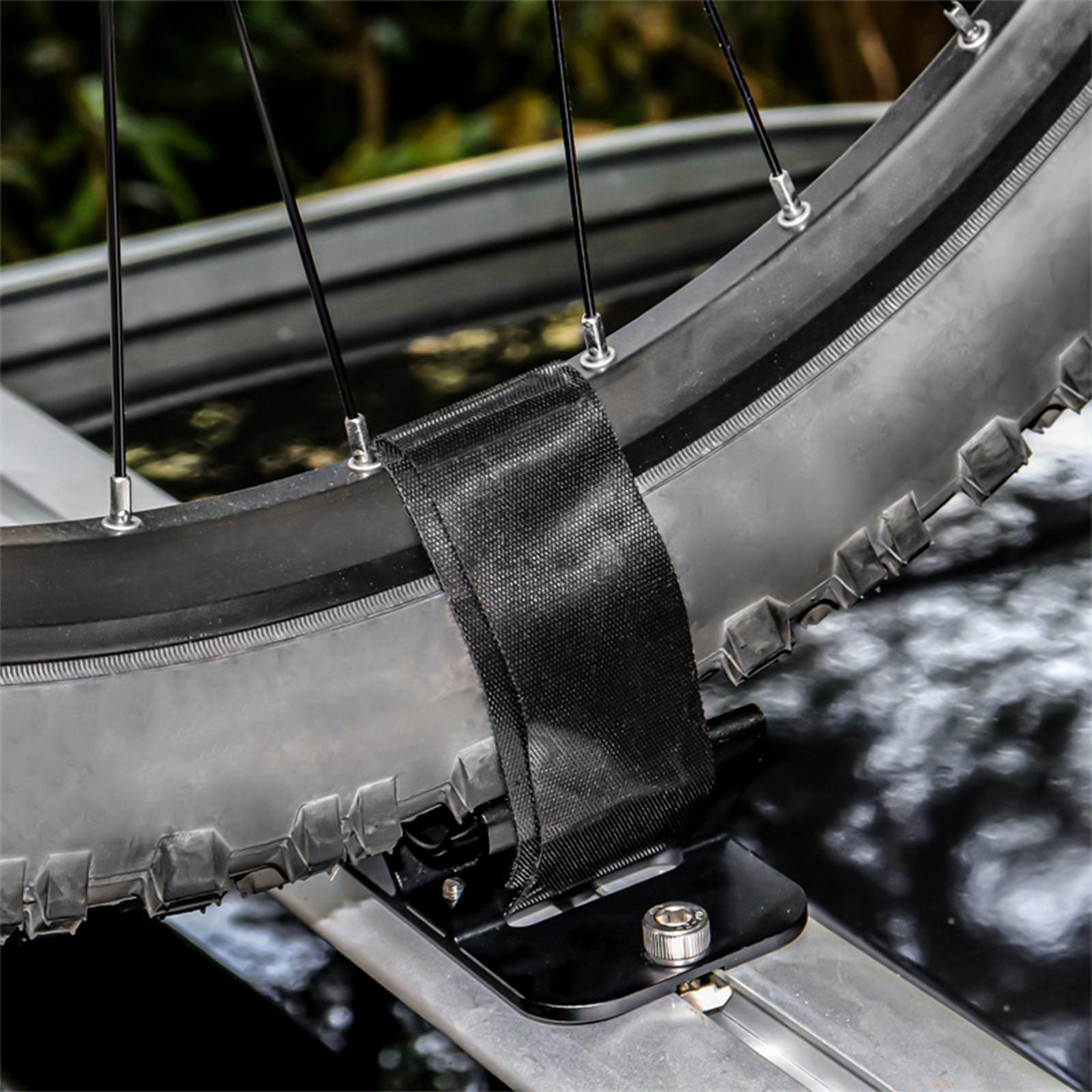 Bike Fork Mount Luggage Rack Carrier Aluminum Alloy Stand black