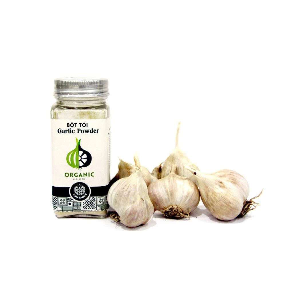 Bột Tỏi Vinasamex 50g - Gia Vị Cho Những Bữa Ăn Tròn Vị, Tẩm Uớp Món Ăn