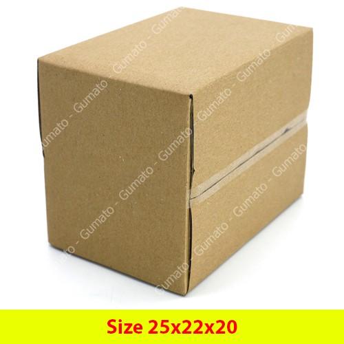 Hộp giấy, thùng carton size 25x22x20 giấy carton gói hàng Everest