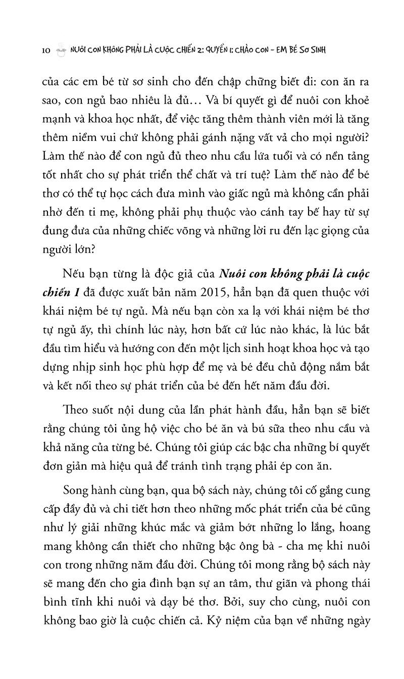 Sách - Nuôi Con Không Phải Là Cuộc Chiến 2 - Quyển 1 - Chào Con - Em Bé Sơ Sinh (Tái Bản 2025)