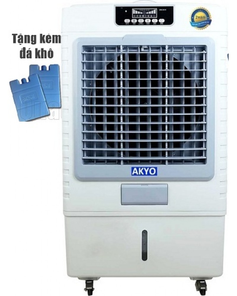 Quạt điều hòa không khí AKYO Inverter AK 8000 8.000m3/h 200W tặng kèm 2 đá khô bảo hành 24 tháng - hàng chính hãng