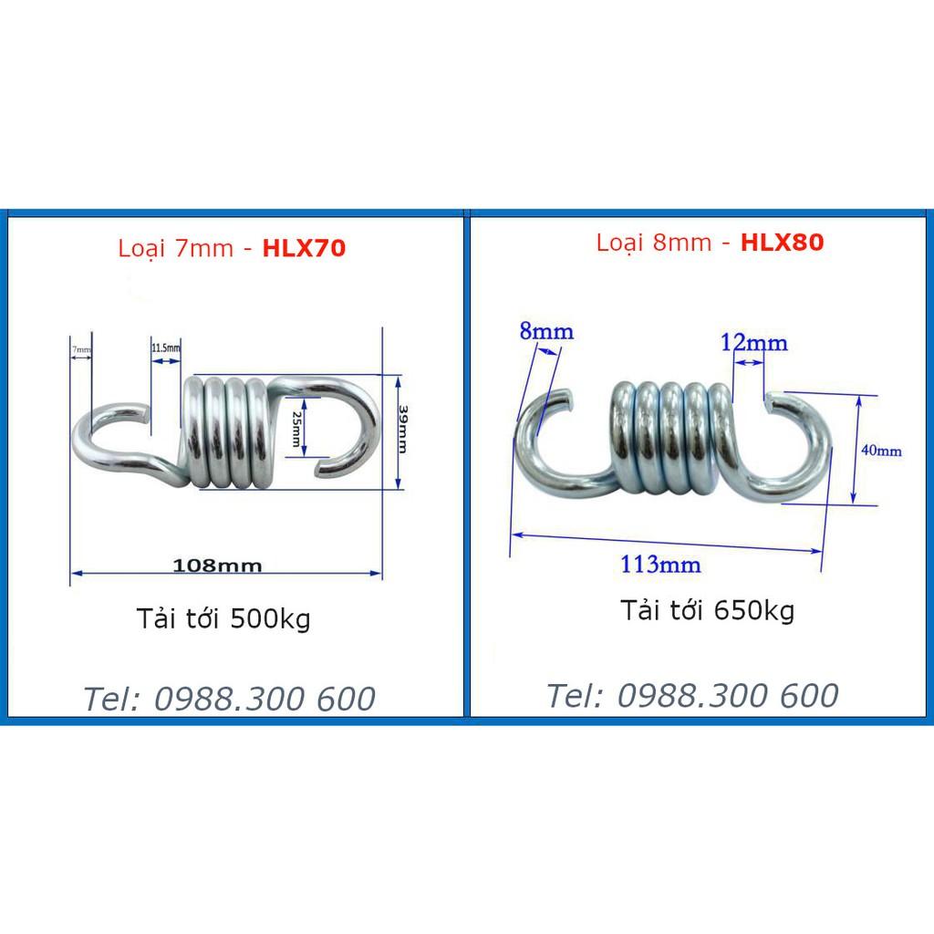 Lò xo treo xích đu, treo ghế đu M8 tải trọng 650kg - HLX80