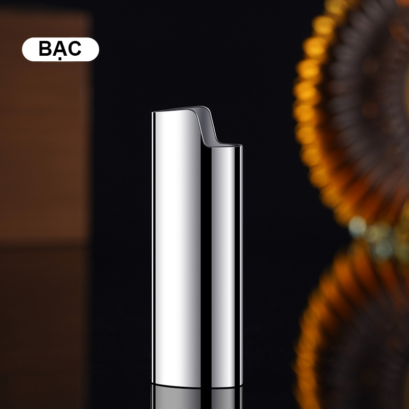 Vỏ Bật Lửa Bic J6 Bic Lớn Kim Loại Bóng Trơn Nhiều Màu