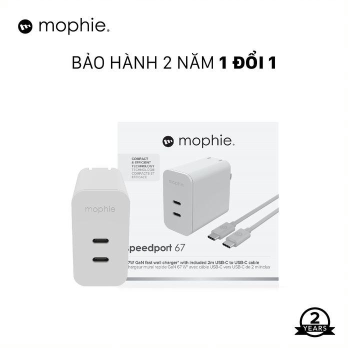 Sạc nhanh Mophie Power Delivery 67W GaN