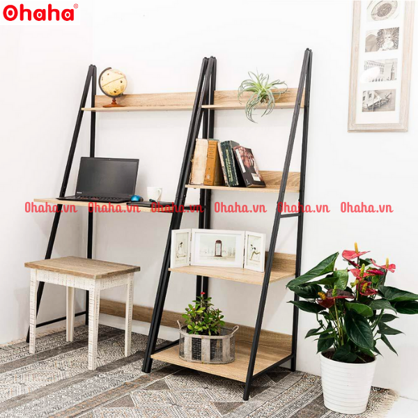 KỆ TRANG TRÍ PHÒNG KHÁCH THIẾT KẾ SANG TRỌNG OHAHA - KTT019