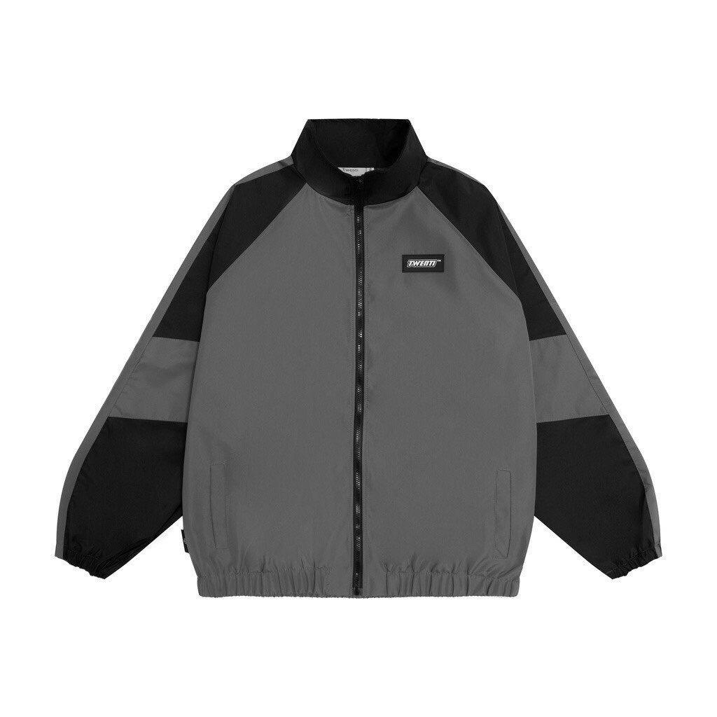 Áo Khoác Dù Nam Nữ 2 Lớp Cao Cấp Unisex In Chữ TWENTI Phối Màu Năng Động Cá Tính