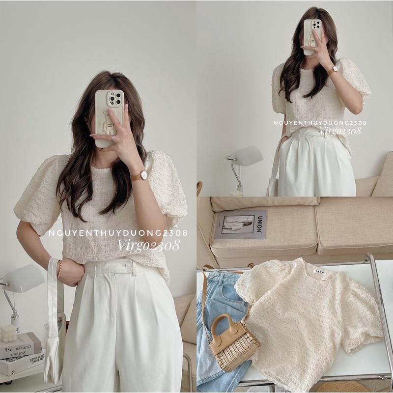 ÁO THUN XỐP CỔ TRÒN TAY BỒNG “MAZI TOP” HÀNG QUẢNG CHÂU
