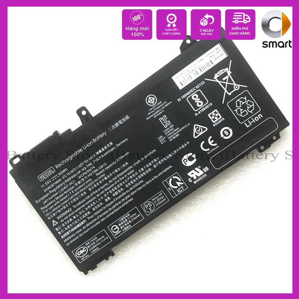 Pin cho Laptop HP RE03XL 430 G6 440 G6 450 G6 - Pin Zin - Hàng Chính Hãng