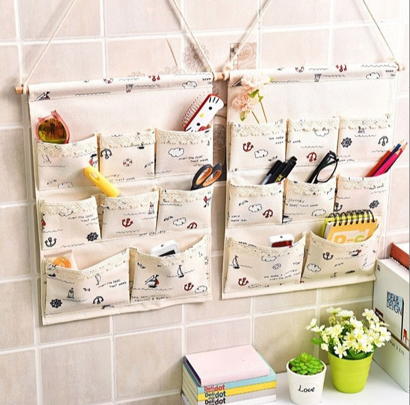 Túi đựng đồ treo tường 8 ngăn tiện lợi 49x34.5cm