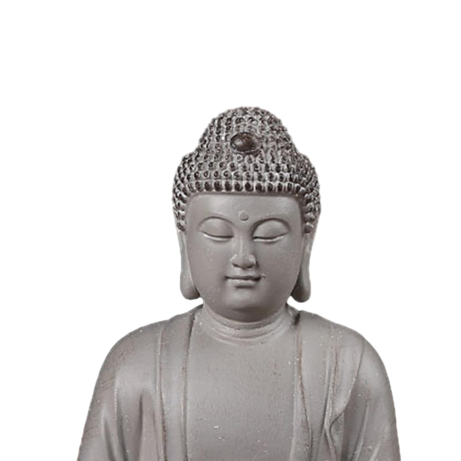 Lotus Buddha Statue Candle Holder Candlestick Home Decor Table Decoration Portable Chinese Figure Sculpture Ornament