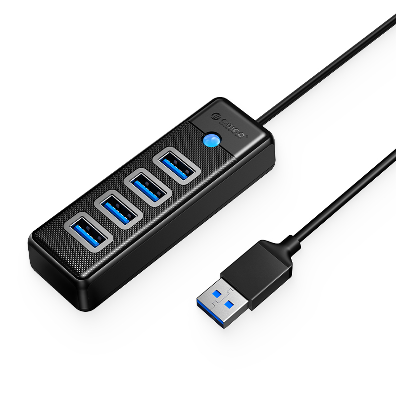 Bộ Chia USB-A sang 4 cổng USB 3.0 PW4U-U3-015 Orico - Hàng Chính Hãng
