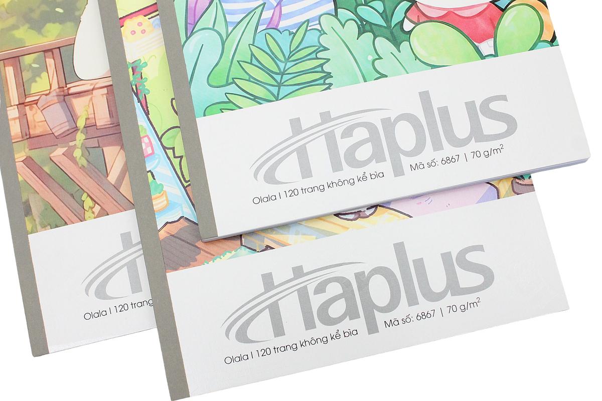 Tập Haplus Olala - Kẻ Ngang - 120 Trang 70gsm - Hải Tiến 6867 (Mẫu Bìa Giao Ngẫu Nhiên)