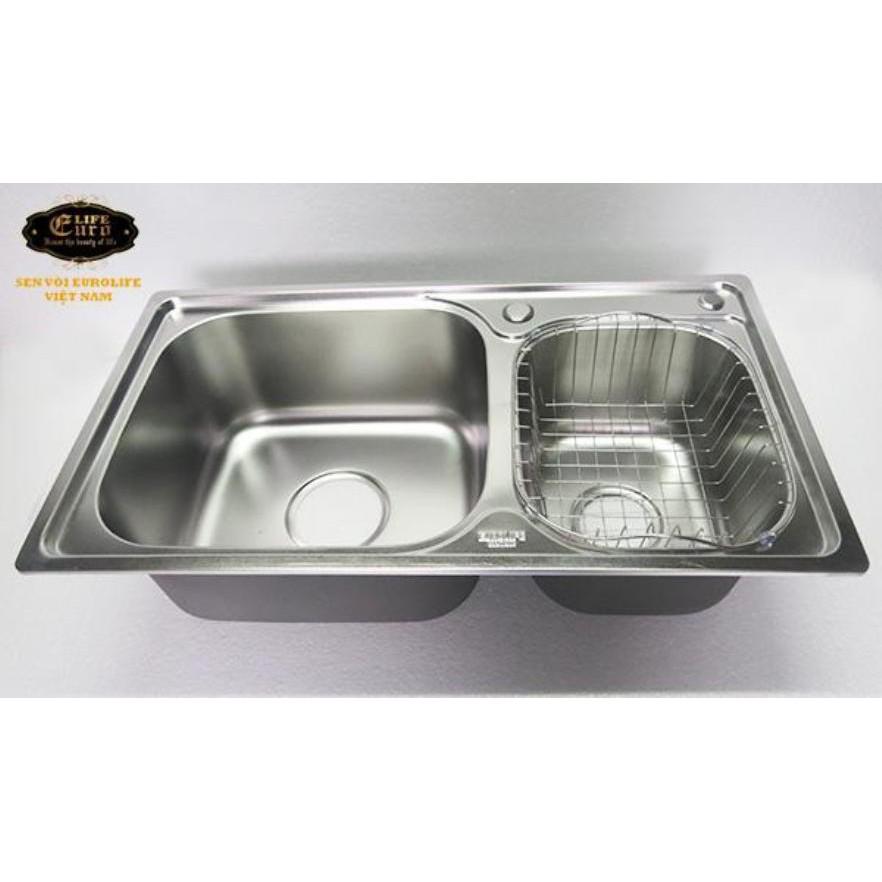 Rổ Inox dùng cho chậu rửa chén Eurolife EL-R78