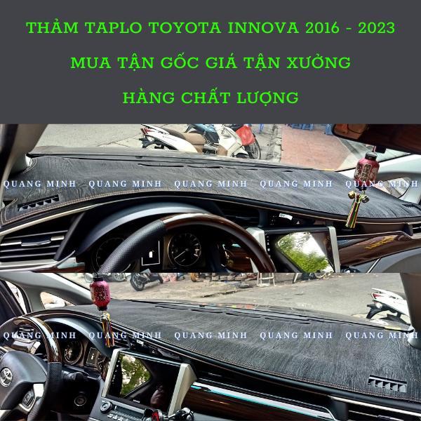 THẢM TAPLO DA CAO CẤP XE TOYOTA INNOVA 2016 - 2023