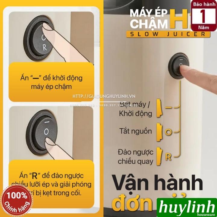 Máy ép trái cây chậm 2Good H2 - 200W - Ép nguyên trái - Hàng chính hãng