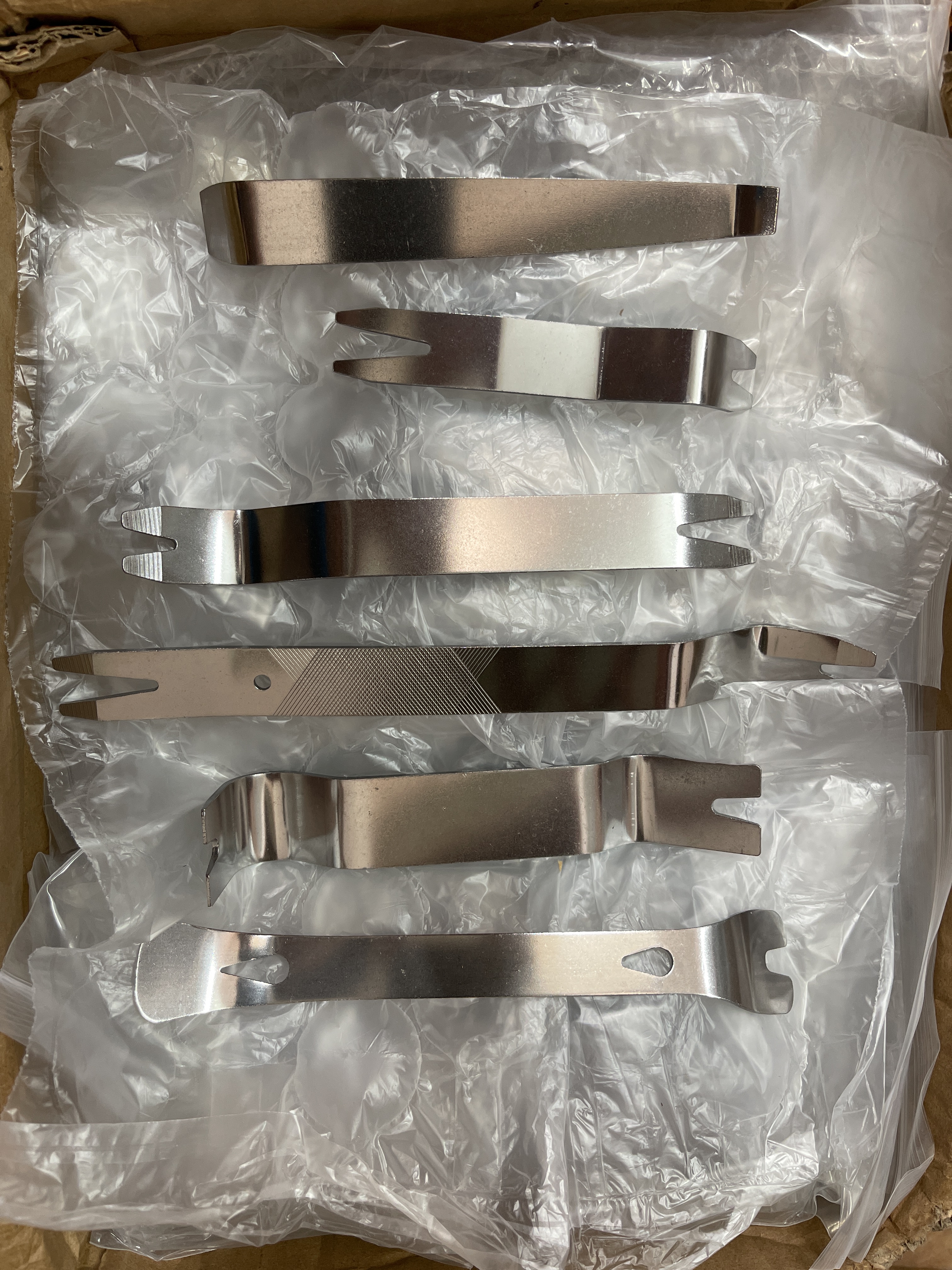 Set 6 công cụ bằng kim loại tháo gỡ đồ nội thất, táp lô, tháo nội thất, tháo cần số, tháo vô lăng xe hơi kim loại bền bỉ